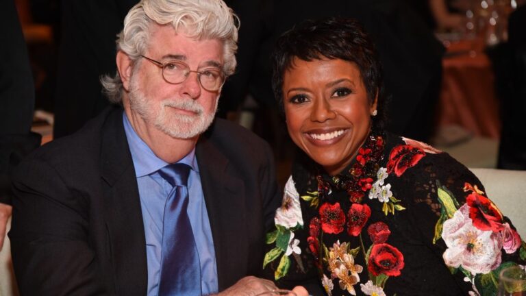 George Lucas and Mellody Hobson