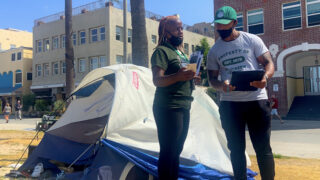 Outreach to the unhoused