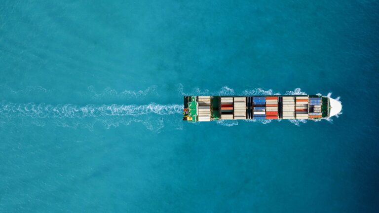 Carbon capture: Container ship