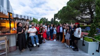 Trojans gather in Paris to celebrate the Olympics