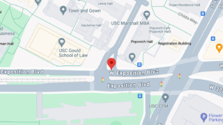 Screenshot of Google Maps showing Pardee Way entrance